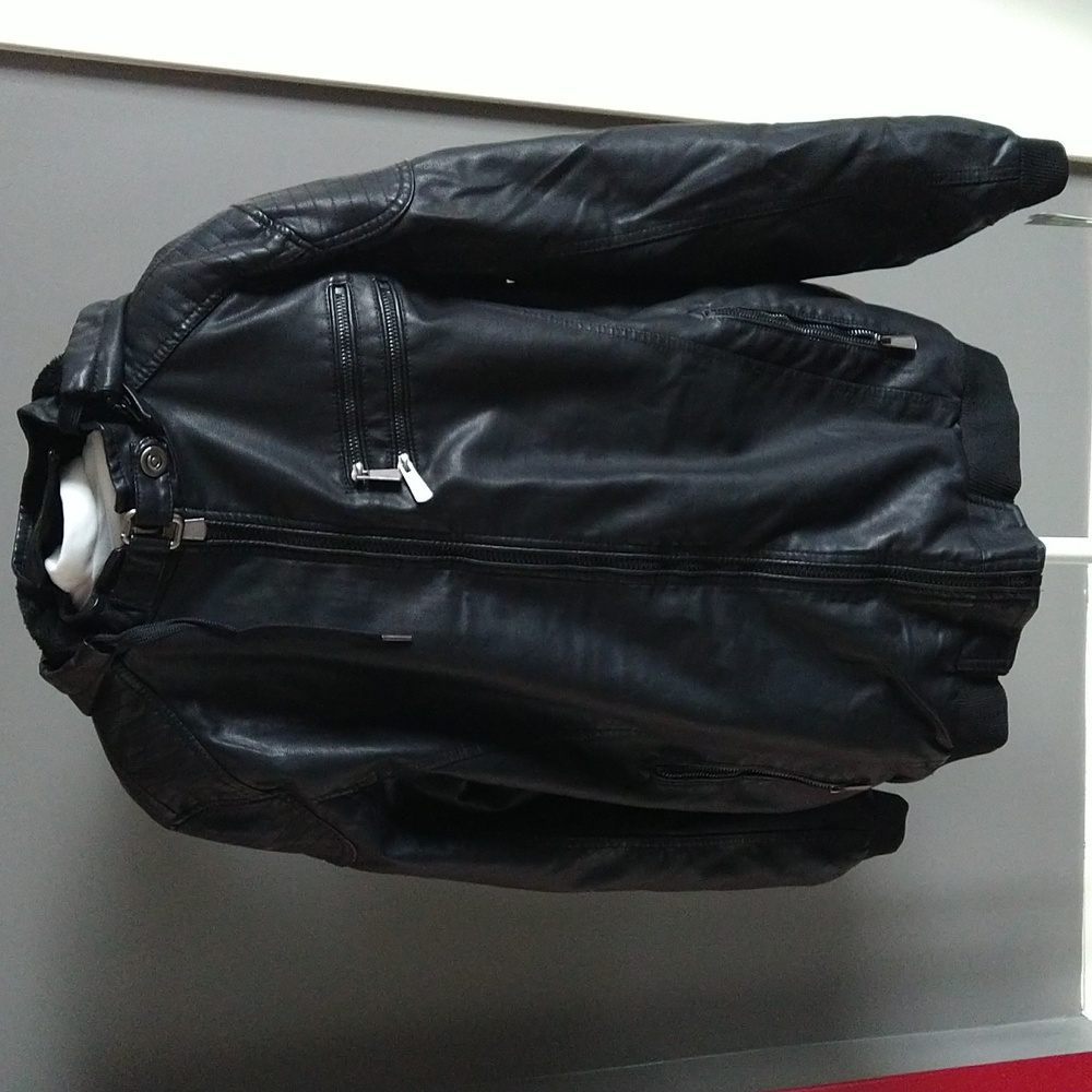 Refinery Republic Men's Vegan Leather Jacket
